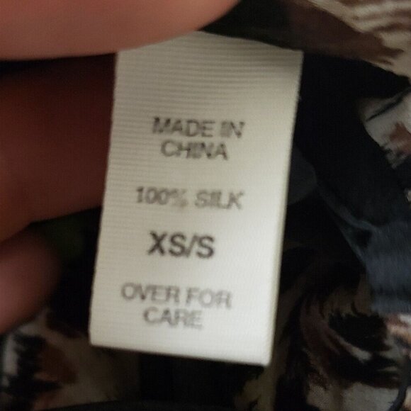 Victoria Secret Womens Animal Print Silk Kimono Size XS Mob Wife Intimate Sexy - Picture 4 of 9